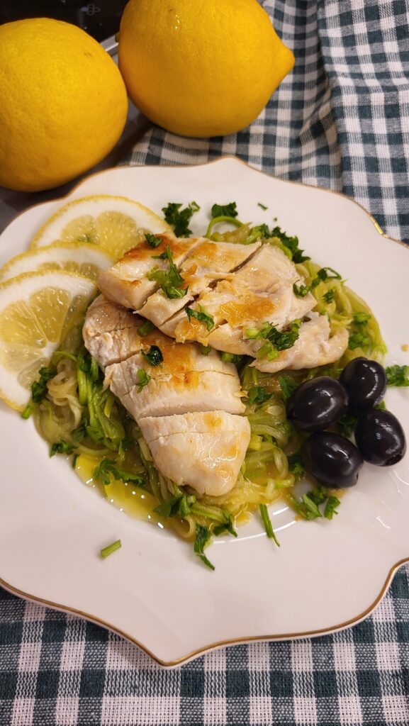Chicken with Zucchini Noodles